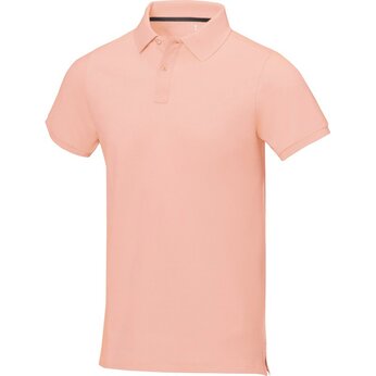 Рубашка-поло мужская "Calgary" 200, XXXL, бледно-розовый