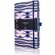 Блокнот "Shibori Mist" белый/синий, срез синий