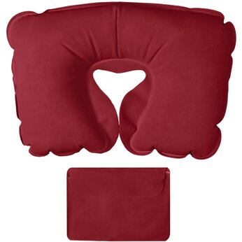 Подголовник-подушка для путешествий "WAY", красный