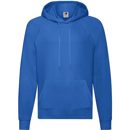 Толстовка мужская "Lightweight Hooded Sweat" 240, L, с капюшоном, синий