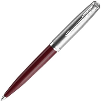 Шариковая ручка Parker 51 CORE BURGUNDY CT, стержень: M, цвет чернил: black, в подарочной упаковке.