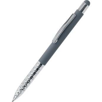 Ручка шариковая автоматическая "Party" со стилусом, серый