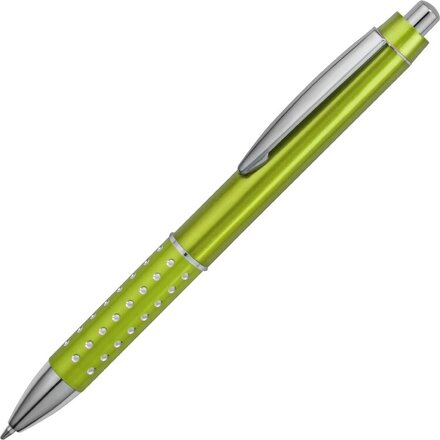 Ручка шариковая автоматическая "Bling" лайм/серебристый