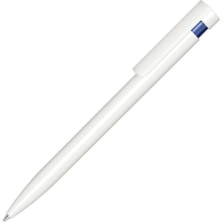 Ручка шариковая автоматическая "Liberty Polished Basic Antibac" белый/темно-синий