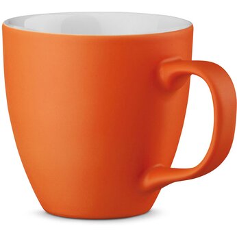 PANTHONY MAT. Фарфоровая кружка 450 мл, Оранжевый