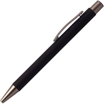 Ручка металлическая шариковая FAMILY MARSEL, soft touch (Чёрный)