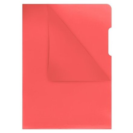 Папка-уголок "Donau", A4, 180 мк, красный