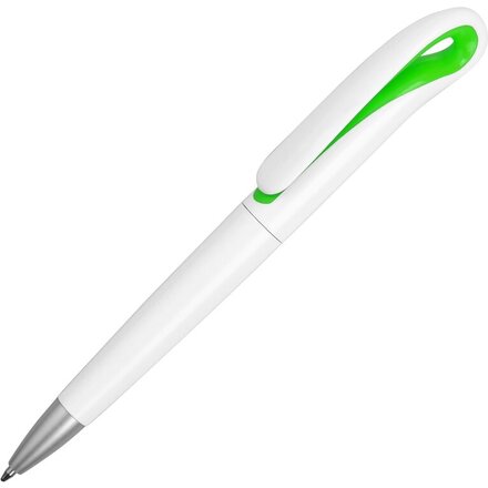 Ручка шариковая "Swansea" белый/зеленый