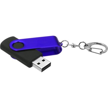 Карта памяти USB Flash 2.0 16 Gb "Twist Color" синий