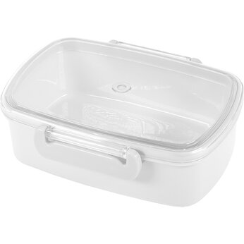 Контейнер для еды "Fresh", белый/прозрачный