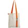 Сумка для покупок  "Superbag", белый/оранжевый 165 C