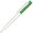 Ручка шариковая автоматическая "Headliner Clear Basic" белый/темно-зеленый