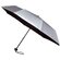 Зонт складной "LGF-202" черный/серебристый