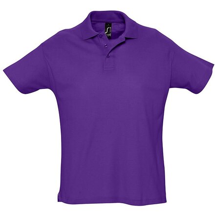 Рубашка-поло мужская "Summer II" 170, XS, т.-фиолетовый