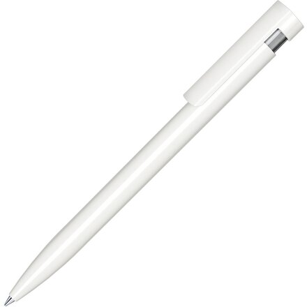Ручка шариковая автоматическая "Liberty Polished Basic Antibac" белый/серый