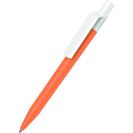 Ручка шариковая автоматическая "Dot MATT CB AB Antibacteria" оранжевый/белый