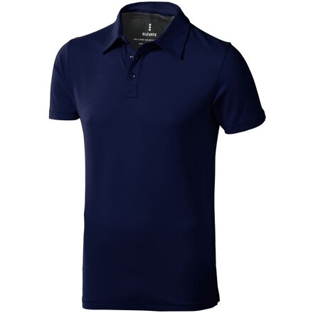 Рубашка-поло мужская "Markham" 200, L, темно-синий/антрацит