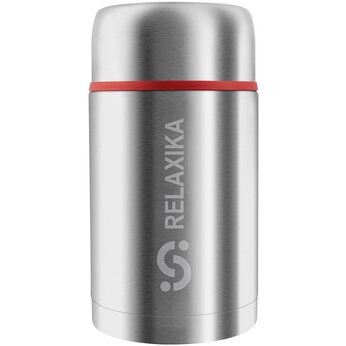 Термос для еды "Relaxika 301" серебристый