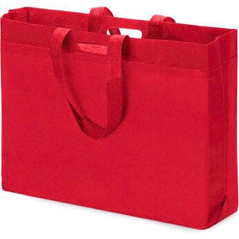 Сумка для покупок из спанбонда Scope, 455*160*380 с ручкой 550/30 мм, красный