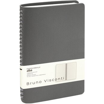 Ежедневник недатированный «Alba» A5, серый