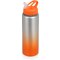 Бутылка для воды "Gradient" оранжевый/серебристый
