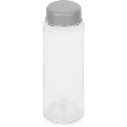 Бутылка для воды "Candy" прозрачный/серый