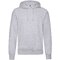 Толстовка мужская "Classic Hooded Sweat" 280, M, с капюшоном, серый меланж