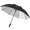 Зонт-трость "Yfke" черный/серебристый
