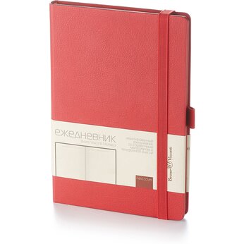Ежедневник недатированный "Monaco" А5, красный