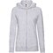 Толстовка женская "Ladies Lightweight Hooded Sweat" 240, XL, с капюшоном, серый