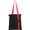 Сумка для покупок  "Superbag black" с ремувкой "4sb", черный/красный 199 C