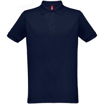 Рубашка-поло мужская "Berlin" 200, 3XL, темно-синий