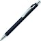 Ручка шариковая автоматическая "Straight Si" черный/серебристый