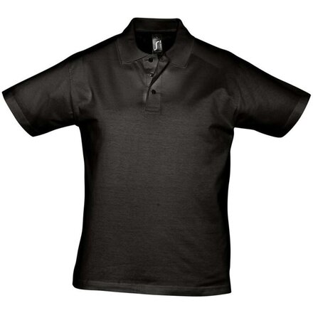 Рубашка-поло "Prescott Men" 170, XL, глубокий черный