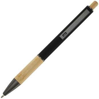 Darius шариковая ручка из переработанного алюминия, черные чернила - Черный