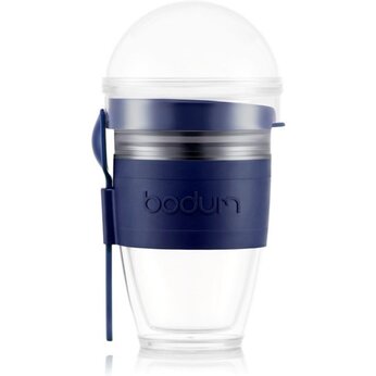 JOYCUP BREAKFAST. Стакан для йогурта 250 мл, темно-синий