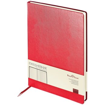 Ежедневник недатированный «Megapolis» A4, красный