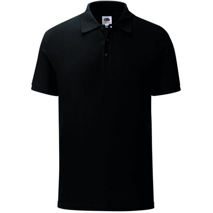 Рубашка-поло мужская "Iconic Polo" 180, M, черный