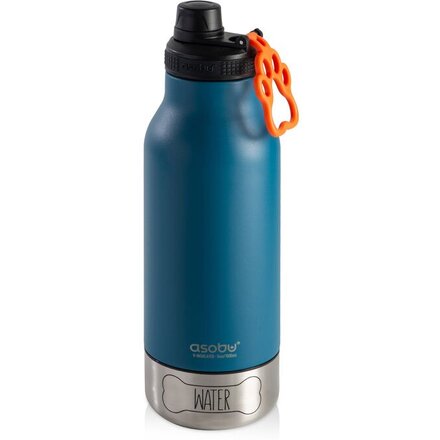 Термос "Buddy" с мисками для питомцев, синий