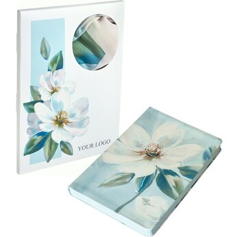 Набор подарочный: Ежедневник недатированный "Petals", платок 75*75 см "Petals"