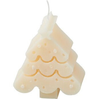 Свеча "Елочка", молочный