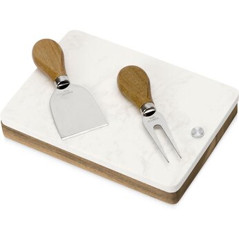 Набор для сыра "Fontina" натуральный/серебристый/белый