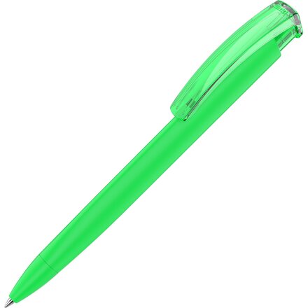 Ручка шариковая автоматическая "Trinity K Transparent Gum" софт-тач, светло-зеленый