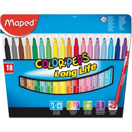 Фломастеры "Color Peps" 18 штук