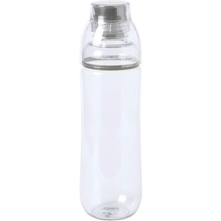 Бутылка для воды "Fit" прозрачный/серый