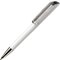 Ручка шариковая автоматическая "Flow B 30 CR" белый/светло-серый