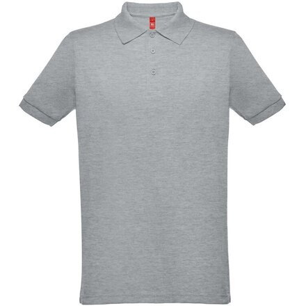 Рубашка-поло мужская "Berlin" 200, 3XL, серый меланж