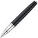 Набор "F19303" черный/серебристый: ручка шариковая автоматическая и роллер