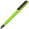 Ручка шариковая автоматическая "Taper" зеленое яблоко/черный