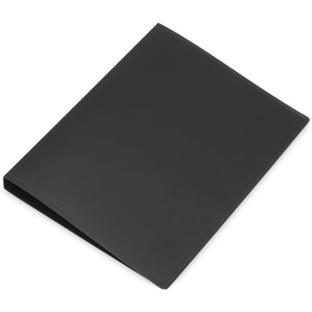 Папка пластиковая с 2 кольцами, черный